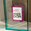 Motif by Afnan Acrylic Frame Big - Green New