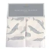 Newcastle Classics Blue Shadow Whales Bamboo Blankie Best