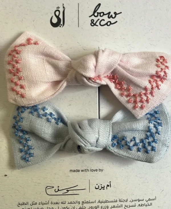 Bowu0026Co Bow - Pink & Blue New