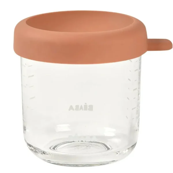 Beaba Conservative Glass Food Container - Terracotta - 250 ml Online