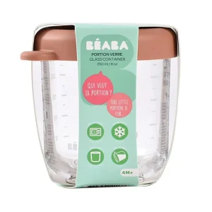 Beaba Conservative Glass Food Container - Terracotta - 250 ml Online