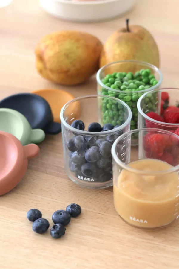 Beaba Conservative Glass Food Containers - Sunrise - 250 ml - 4pcs Fashion