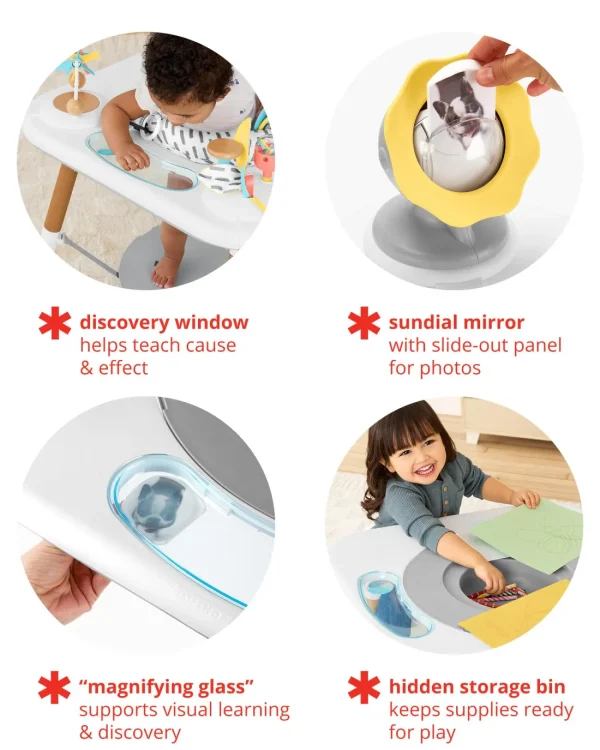 Skip Hop Discoverosity Montessori-Inspired 3-Stage Activity Center & Play Table Fashion