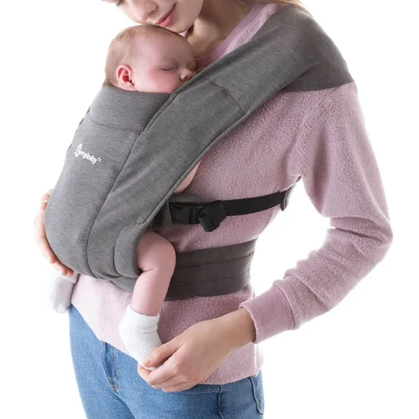 Ergobaby Embrace Newborn Carrier - Soft Knit - Heather Grey Discount