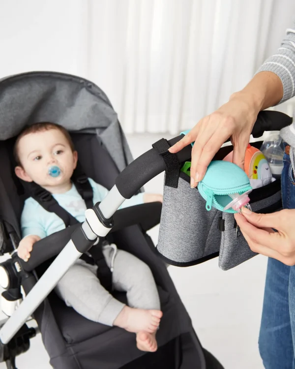 Skip Hop Grab & Go Silicone Pacifier Holder - Teal Sale