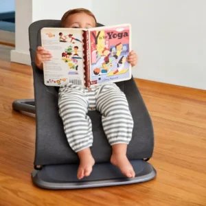 Ergobaby 3-IN-1 Evolve Baby Bouncer - Charcoal Grey Clearance