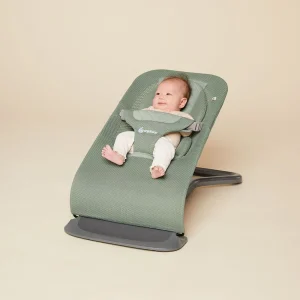 Ergobaby 3-IN-1 Evolve Mesh Baby Bouncer - Sage Green New