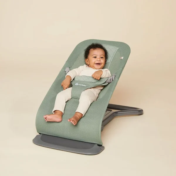 Ergobaby 3-IN-1 Evolve Mesh Baby Bouncer - Sage Green New