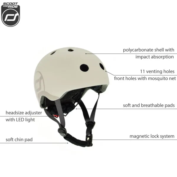 Scoot u0026 Ride Kid Helmet S-M - Ash Online