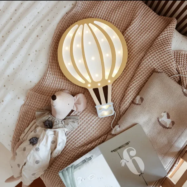 Little Lights Hot Air Balloon Lamp - Mustard Sale