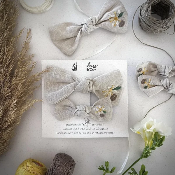 Bowu0026Co Mom & Mini Bows - Beige Outlet
