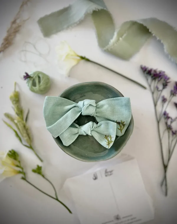 Bowu0026Co Mom & Mini Bows - Green Clearance