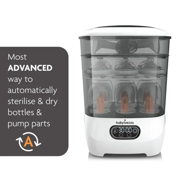 Baby Brezza One Step Baby Bottle Sterilizer and Dryer Advanced New