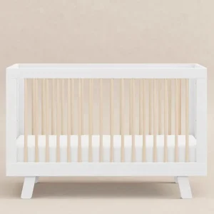 Babyletto Pre-Order Hudson 3-in-1 Convertible Crib - White/Washed Natural New