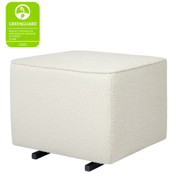 Babyletto Pre-Order Kiwi Gliding Ottoman in Ivory Boucle Best