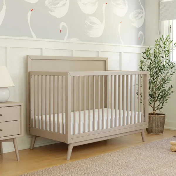 Babyletto Pre-Order Palma 4-in-1 Convertible Crib with Toddler Bed Conversion Ki New