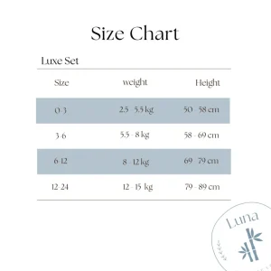 Luna Pyjama Set - Sky New