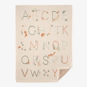 Elegant Baby Rainy Day Alphabet Blanket Fashion