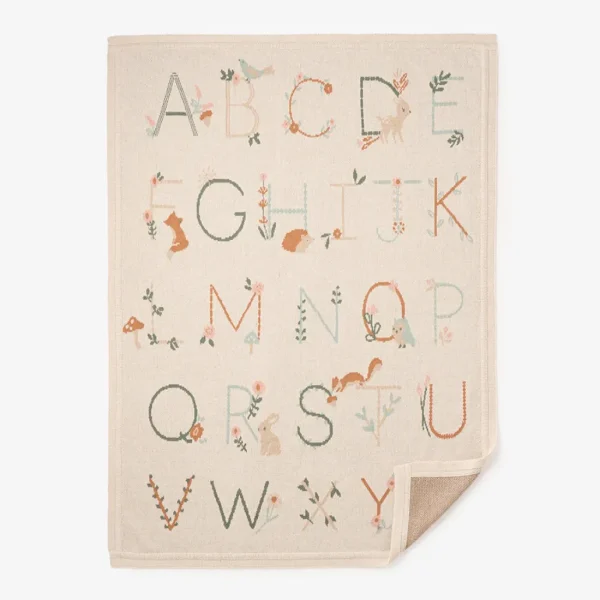 Elegant Baby Rainy Day Alphabet Blanket Fashion