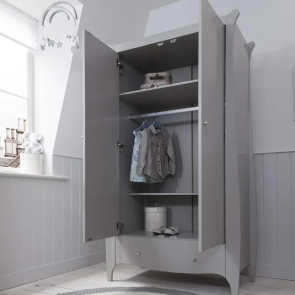 Tutti Bambini Roma Wardrobe - Dove Grey Clearance