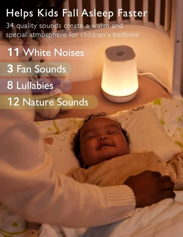Momcozy Smart Baby Sound Machine - App Remote Control New