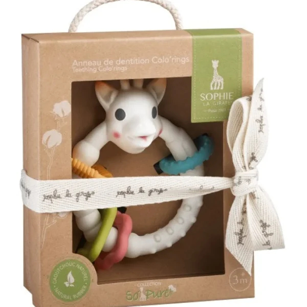 Sophie La Giraffe So'Pure Teething Ring Colo'Rings Best