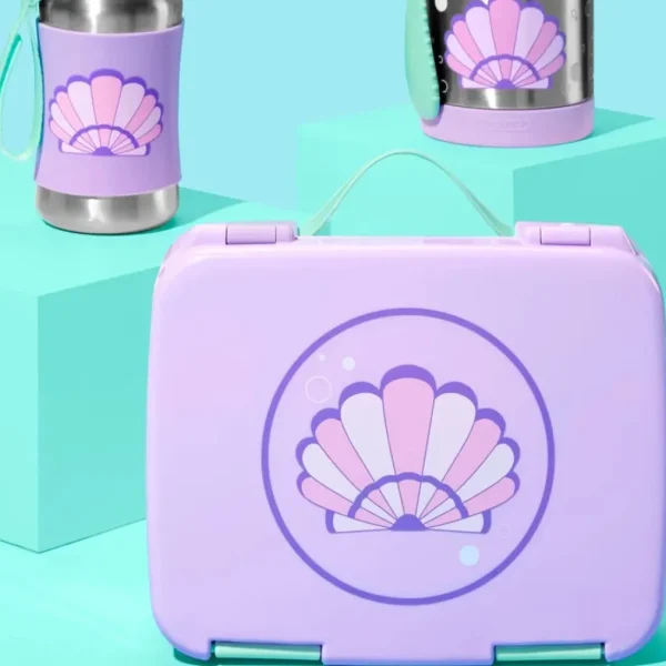 Skip Hop Spark Style Bento Lunch Box - Seashell Hot