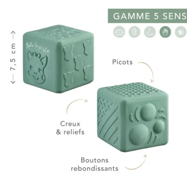 Sophie La Giraffe Textured Cube - Touch Outlet