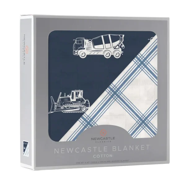 Newcastle Classics Things That Go and Buffalo Check Plaid Newcastle Blanket Outlet