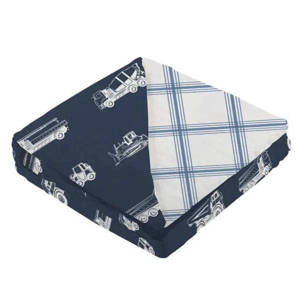 Newcastle Classics Things That Go and Buffalo Check Plaid Newcastle Blanket Outlet
