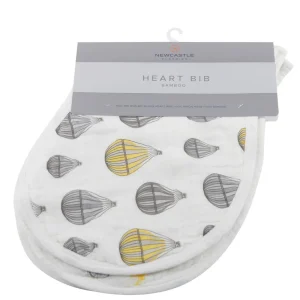 Newcastle Classics Traveler Bamboo Heart Bibs 2PK Discount