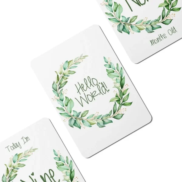 Twinkle u0026 Giraffe Twinkle Wreath Baby Milestone Cards - Set of 25 New