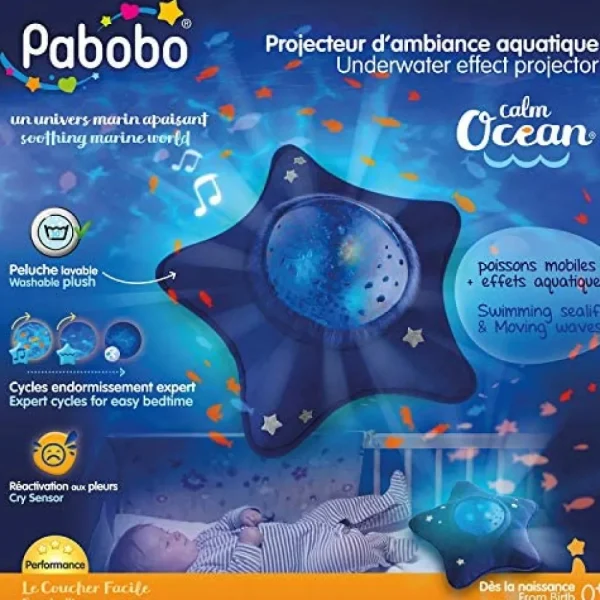 Pabobo Underwater Effect Projector - Blue Star Best