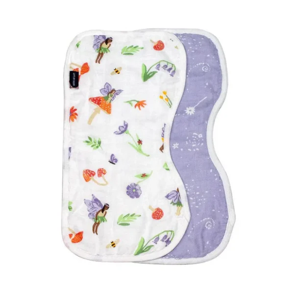 Bebe au Lait Woodland Fairy + Fairy Dust Oh So Soft Muslin Burp Cloths Set Discount