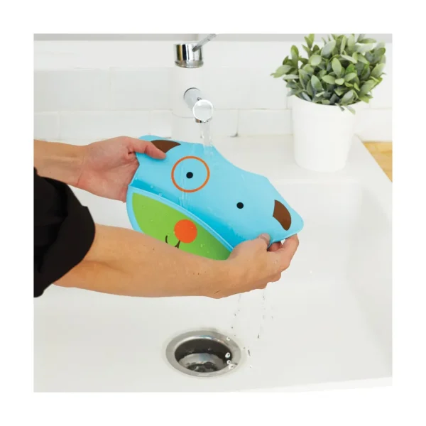 Skip Hop Zoo Fold & Go Silicone Bib - Dog Online