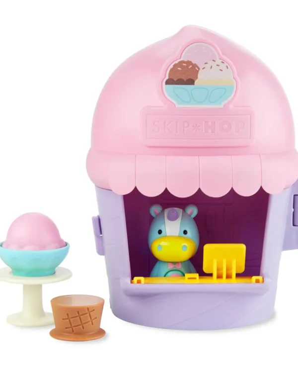 Skip Hop Zoo Ice Cream Shoppe Playset Toy - Unicorn Clearance