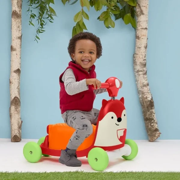 Skip Hop Zoo 3-in-1 Ride On Toy - Fox Outlet