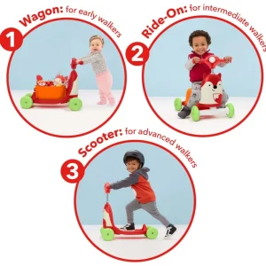 Skip Hop Zoo 3-in-1 Ride On Toy - Fox Outlet