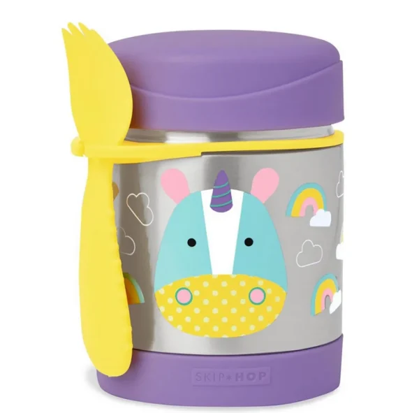 Skip Hop Zoo Insulated Little Kid Food Jar - Unicorn Outlet