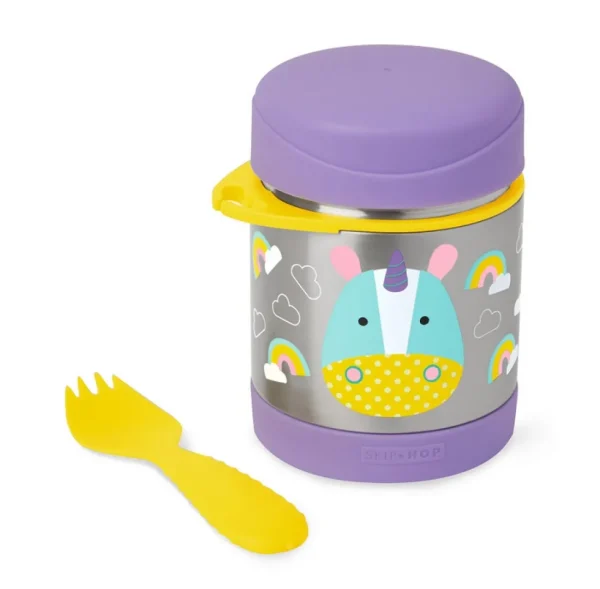 Skip Hop Zoo Insulated Little Kid Food Jar - Unicorn Outlet