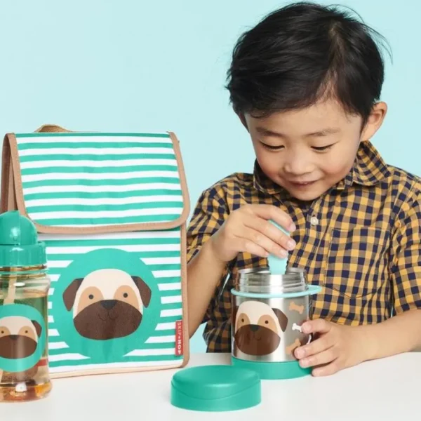 Skip Hop Zoo Insulated Little Kid Food Jar - Pug Fashion
