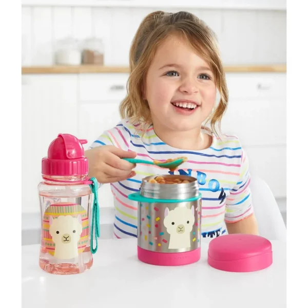 Skip Hop Zoo Insulated Little Kid Food Jar - Llama Online