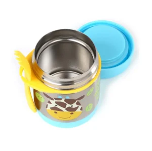 Skip Hop Zoo Insulated Little Kid Food Jar - Giraffe Hot