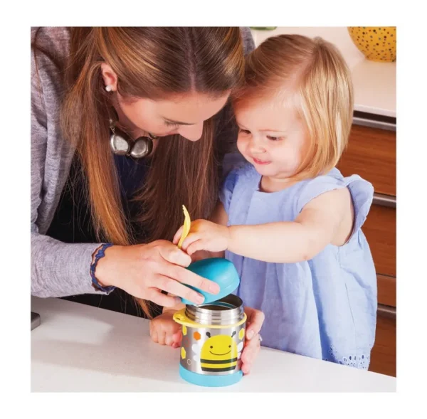Skip Hop Zoo Insulated Little Kid Food Jar - Bee Outlet