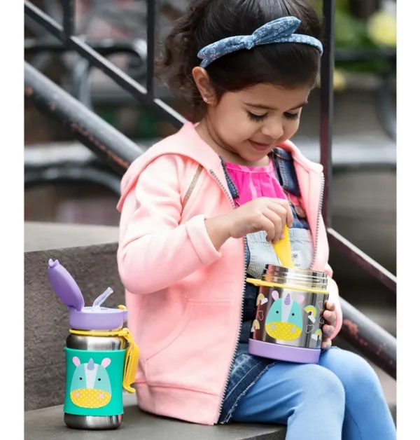 Skip Hop Zoo Insulated Little Kid Food Jar - Unicorn Outlet