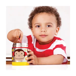 Skip Hop Zoo Insulated Little Kid Food Jar - Monkey Clearance