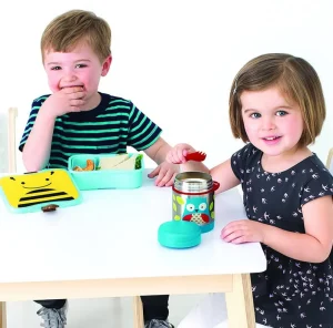 Skip Hop Zoo Insulated Little Kid Food Jar - Owl Clearance