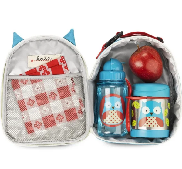 Skip Hop Zoo Insulated Little Kid Food Jar - Owl Clearance