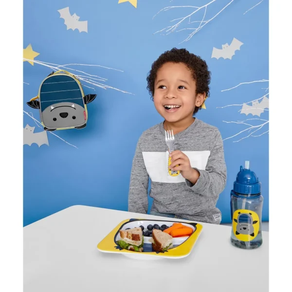 Skip Hop Zoo Plate & Bowl Set - Bat Hot