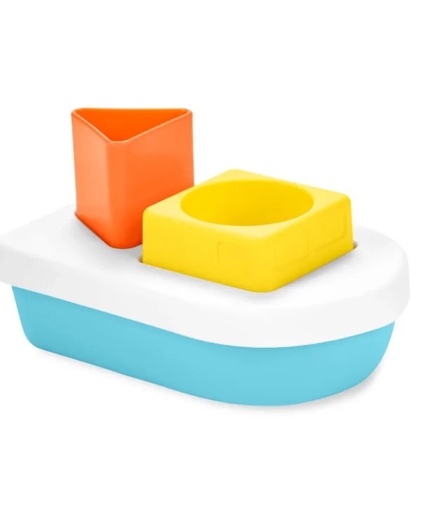 Skip Hop Zoo Sort & Stack Boat Baby Bath Toy Clearance